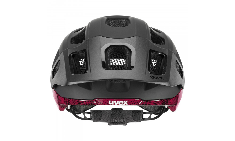 Шлем Uvex react MIPS black-ruby red matt - 3 Шлем Uvex react MIPS black-ruby red matt - 3