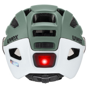 Helmet Uvex finale visor V moss green-cloud matt