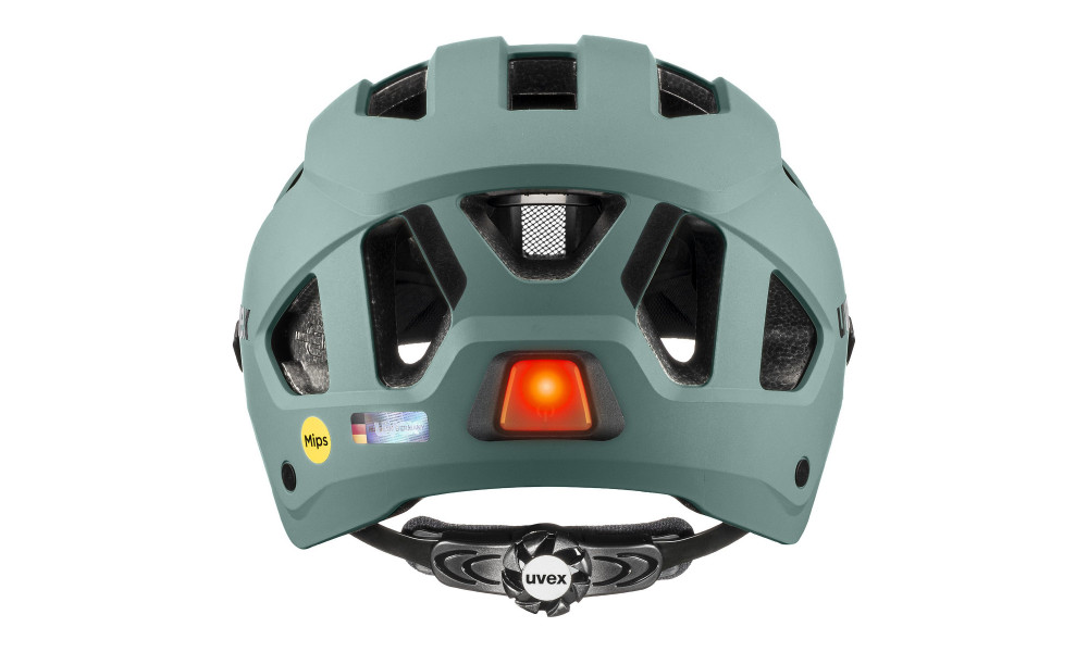 Шлем Uvex stride visor MIPS sage green matt - 2