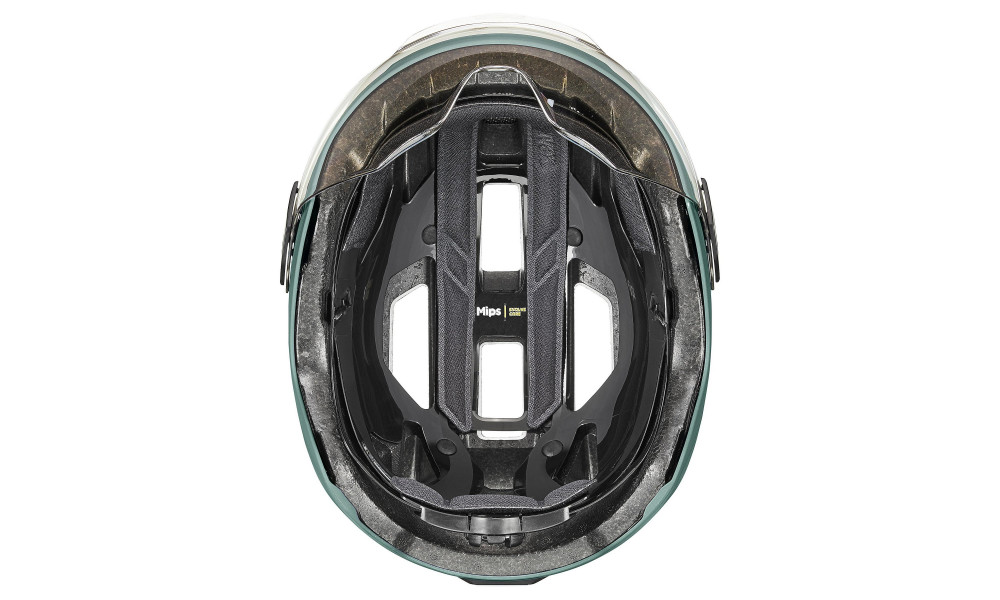 Шлем Uvex stride visor MIPS sage green matt - 4