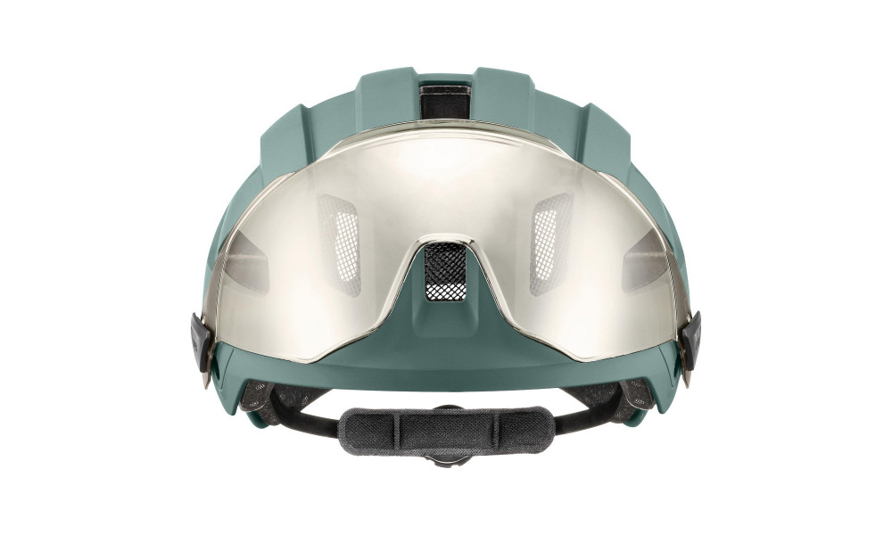 Шлем Uvex stride visor MIPS sage green matt - 5