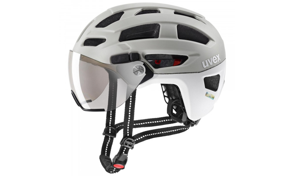 Helmet Uvex finale visor sand-white matt - 3