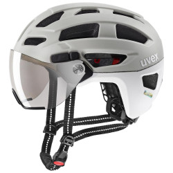 Helmet Uvex finale visor sand-white matt