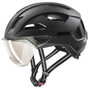 Шлем Uvex stride visor black matt