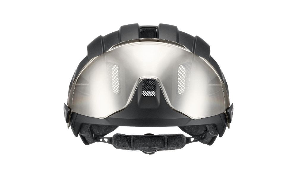 Шлем Uvex stride visor black matt - 5