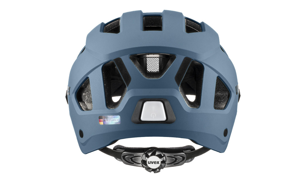 Шлем Uvex stride visor stone blue matt - 3 Шлем Uvex stride visor stone blue matt - 3