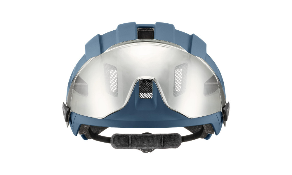 Шлем Uvex stride visor stone blue matt - 5 Шлем Uvex stride visor stone blue matt - 5