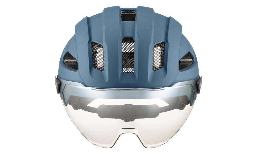 Шлем Uvex stride visor stone blue matt - 6 Шлем Uvex stride visor stone blue matt - 6