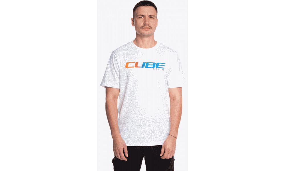 T-Shirt Cube Organic Teamline white - 5