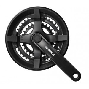 Front crankset Shimano TOURNEY FC-TY301 170MM 6/7/8-speed Front crankset Shimano TOURNEY FC-TY301 170MM 6/7/8-speed
