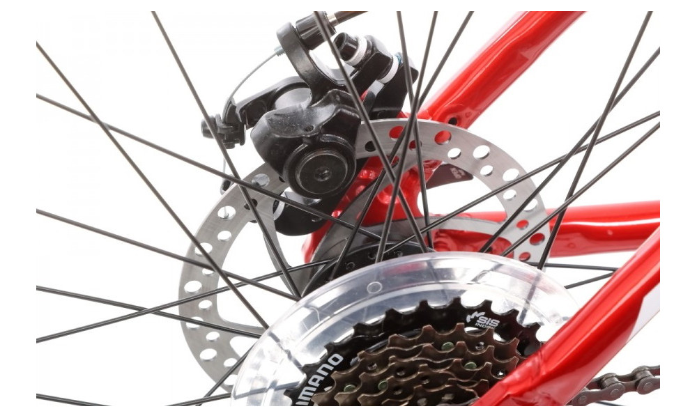 Bicycle Romet Rambler R6.2 26" 2022 red-white - 17