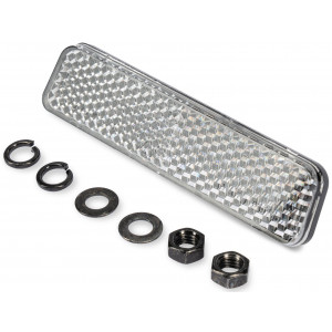 Front reflector Cube for trailer Double CMPT white