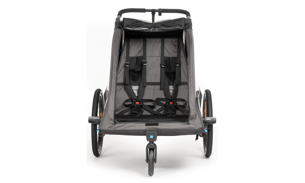 Велоприцеп Cube Double Pure black-grey - 5