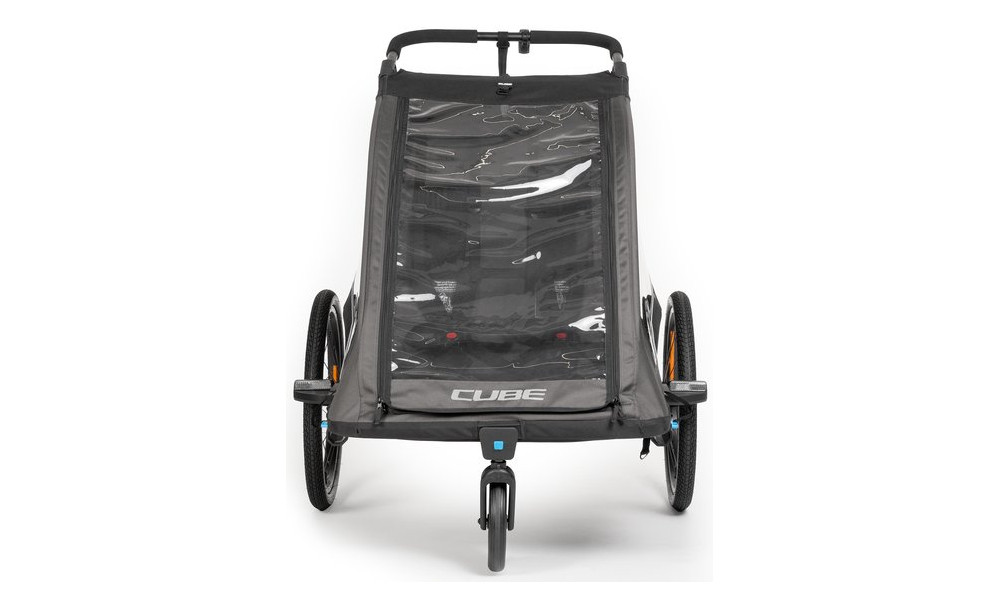 Велоприцеп Cube Double Pure black-grey - 7
