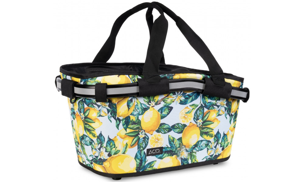 Rear basket ACID City 20 for carrier RILink yellow - 1