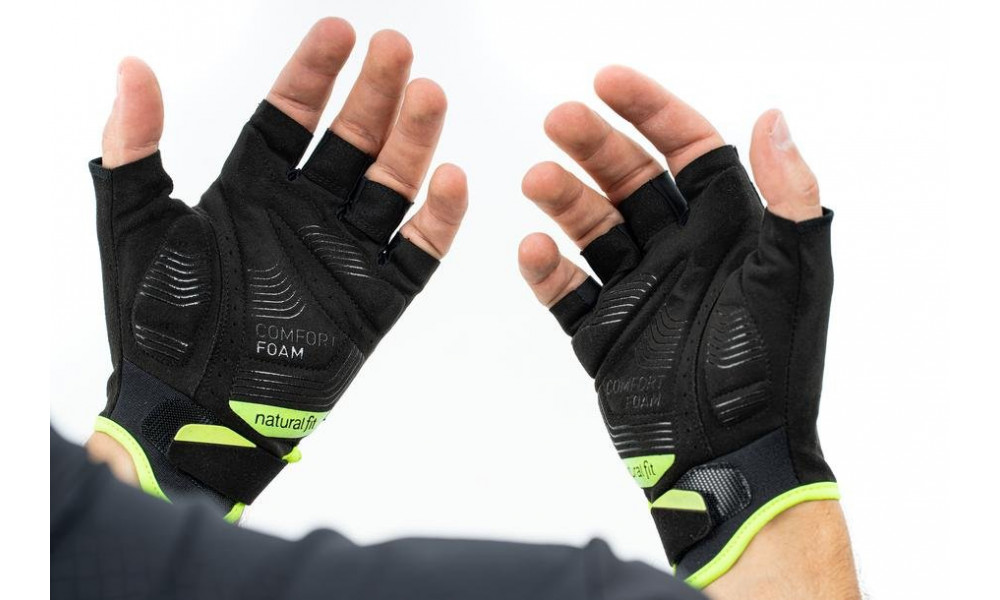 Gloves Cube Short X NF grey'n'yellow - 2