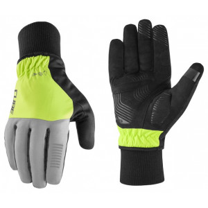 Gloves Cube Winter Long X NF grey'n'yellow