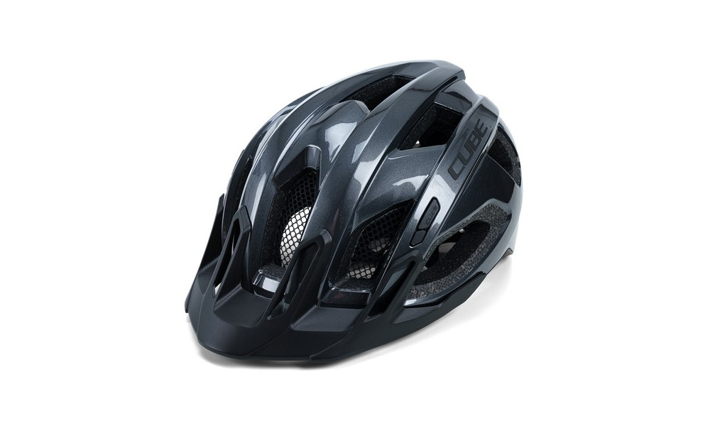 Helmet Cube Quest glossy iridium black - 1