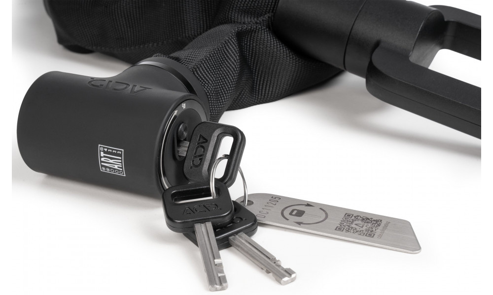 Lock ACID chain Solid Pro K120 Cargo 8x1200mm black - 3