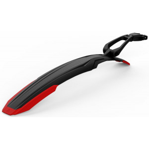 Mudguard rear 27.5" ACID Vane Pure black'n'red