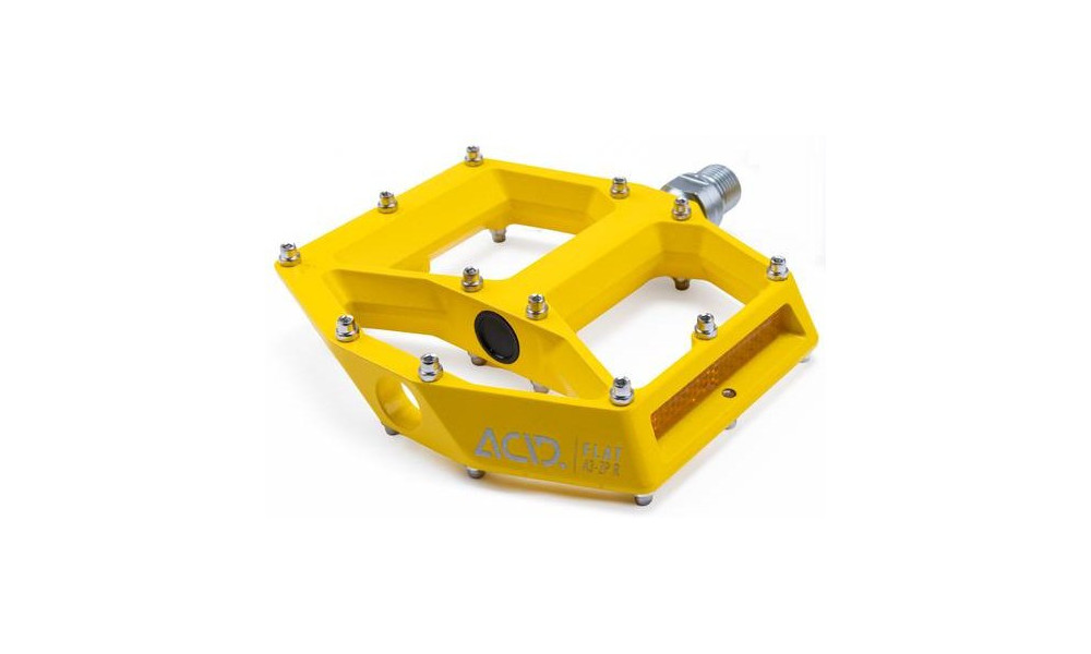 Pedals ACID Flat A3-ZP R Alu yellow - 1