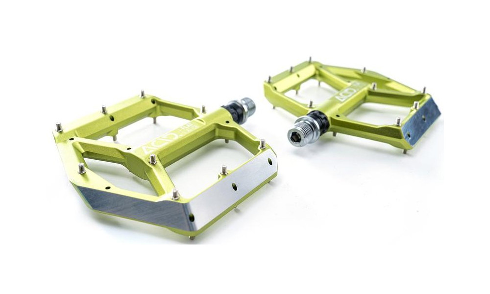 Педали ACID Flat A1-CB Alu green - 3