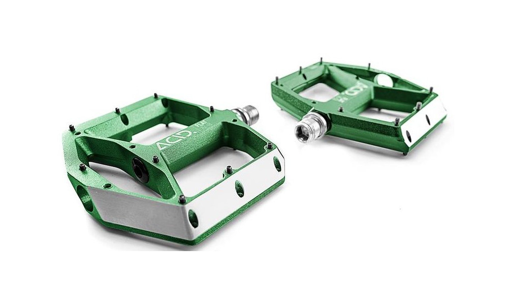 Pedals ACID Flat A2-IB Alu green - 3