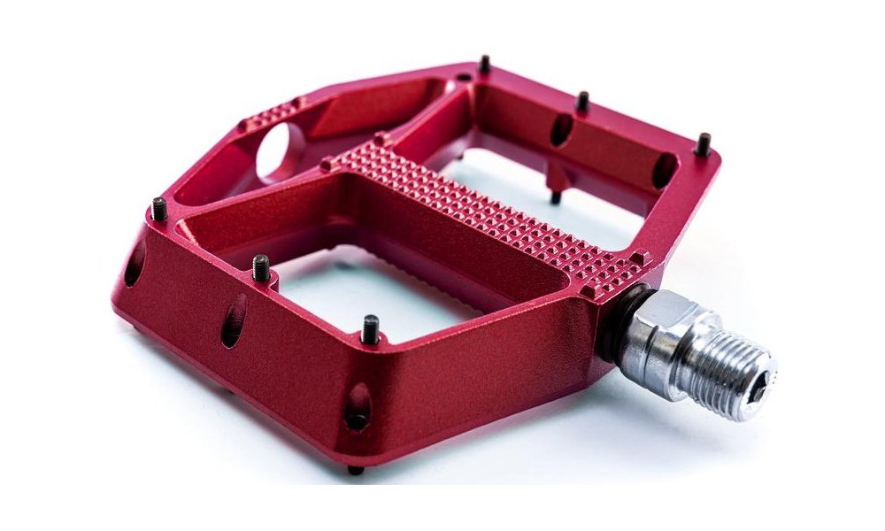 Педали ACID Flat A3-ZP Alu red - 2