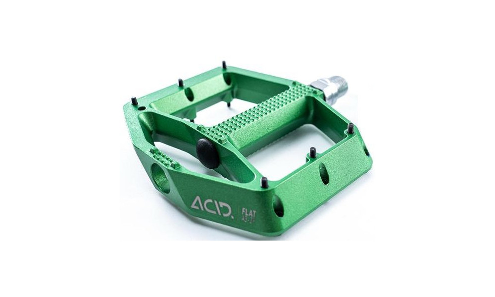 Pedals ACID Flat A3-ZP Alu green - 1
