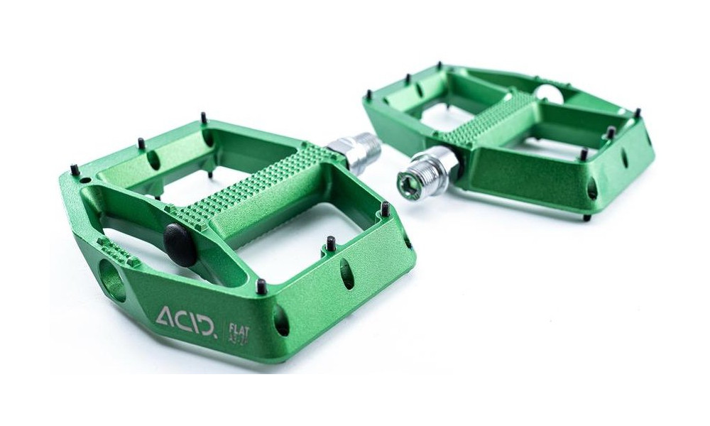 Pedals ACID Flat A3-ZP Alu green - 3