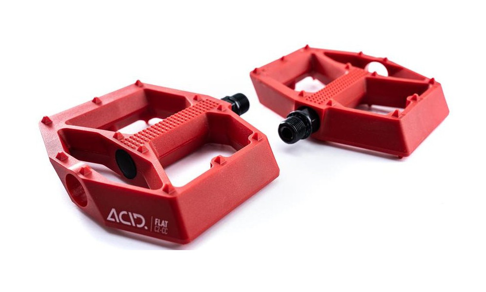 Pedals ACID Flat C2-CC Plastic red - 3