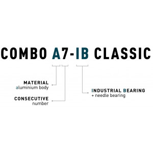 Pedals ACID Combo A7-IB Classic Alu silver