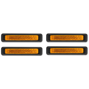 Pedal reflector set ACID Classic black