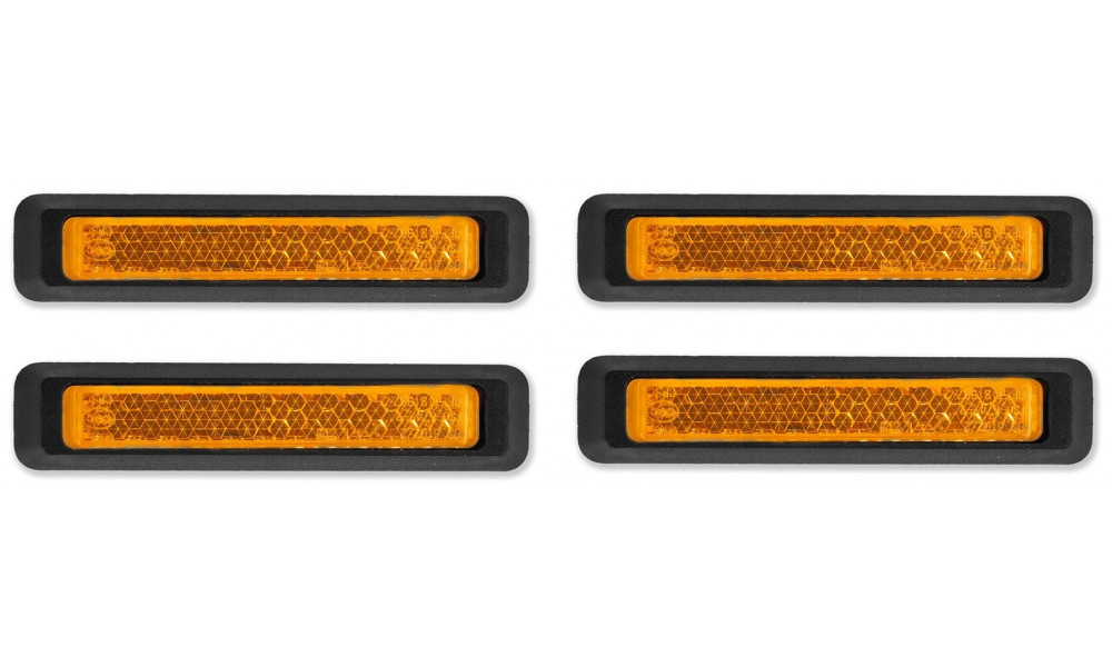 Pedal reflector set ACID Classic black 