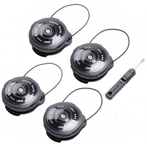 Комплект шнурков и застёжек-колёсиков Cube