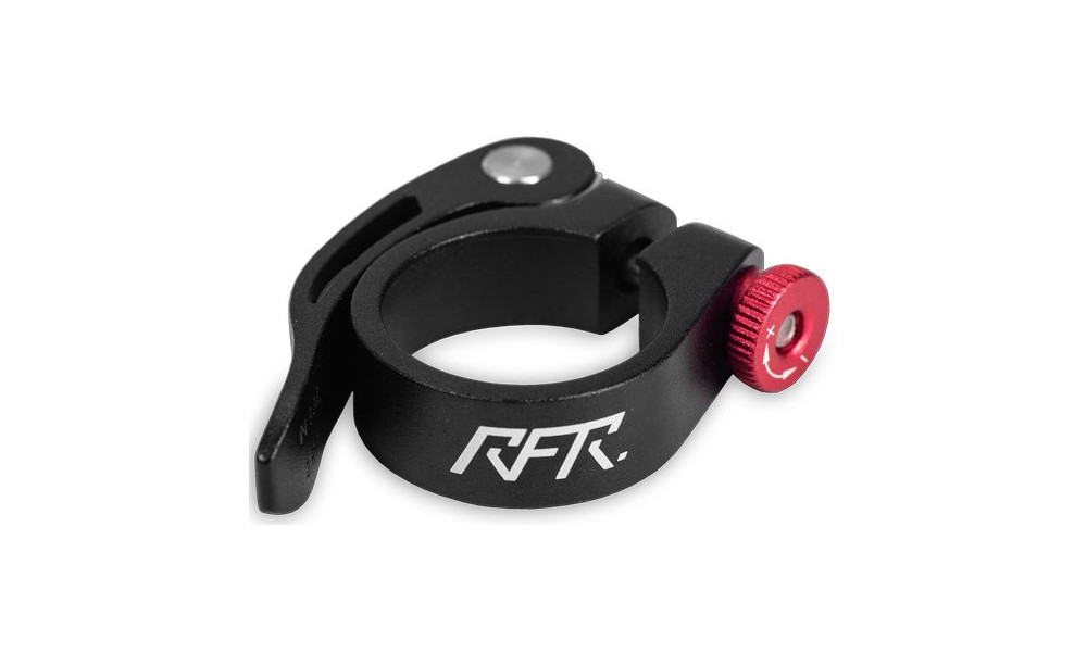 Seat post clamp RFR with Quick Release Alu 31.8mm black'n'red 