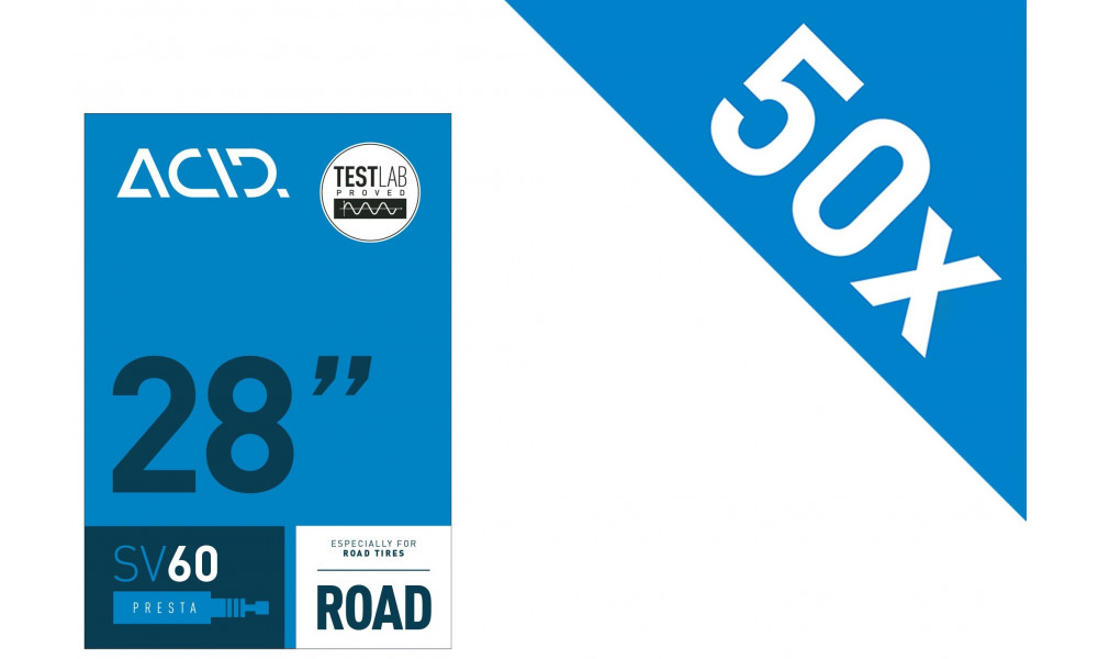 Tube 28" ACID Road SV 60mm 18-622/23-630 Workshop (50 pcs.) 