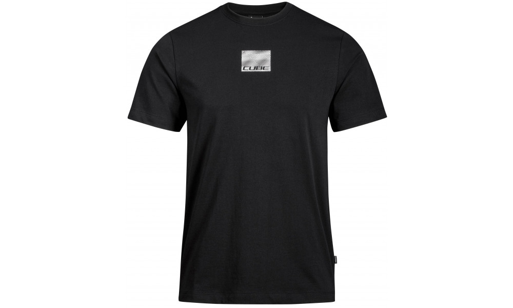 T-Shirt Cube Organic Grid grey - 1