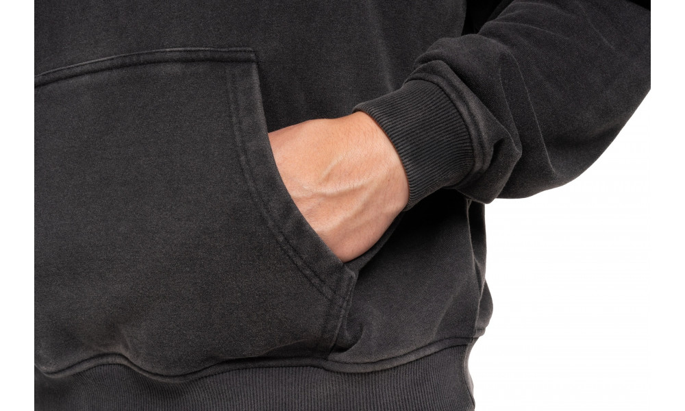 Hoodie Cube Organic Script GTY Fit washed grey - 6