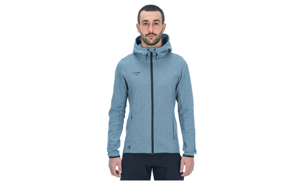 Кофта с капюшоном Cube Zip Advanced blue - 3