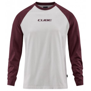 Майка Cube Organic Longsleeve red'n'beige