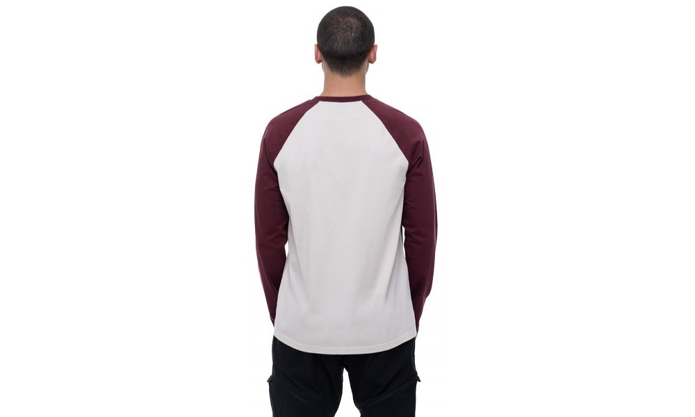 Jersey Cube Organic Longsleeve red'n'beige - 2