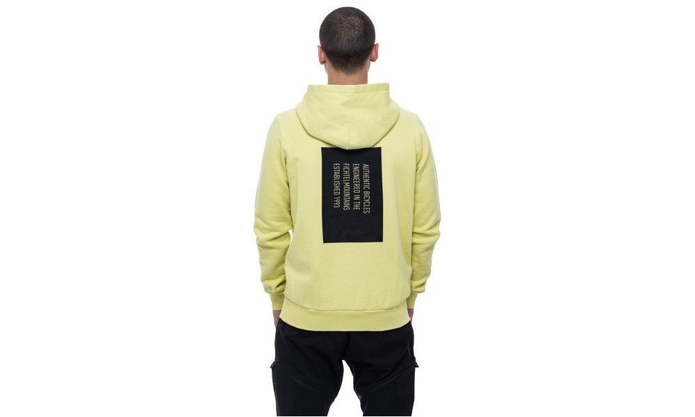 Hoodie Cube Organic lime - 2