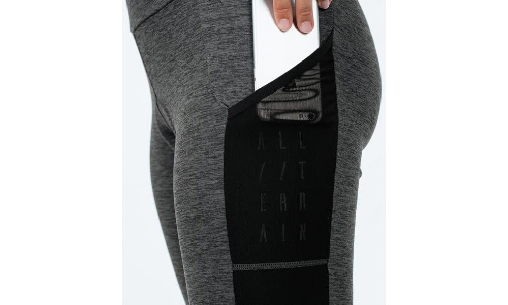 Велоштаны Cube ATX WS Cropped grey melange - 3