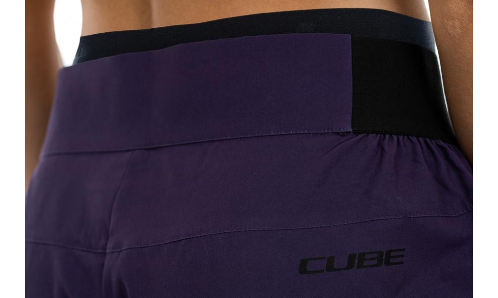 Велошорты Cube ATX WS Baggy CMPT with liner violet - 3