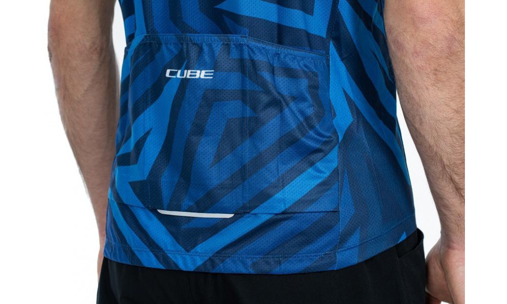Веломайка Cube ATX Full Zip CMPT S/S blue - 3