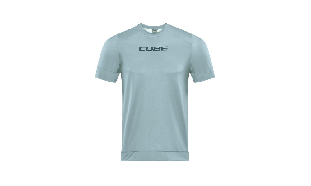 Веломайка Cube ATX Round Neck S/S grey - 1