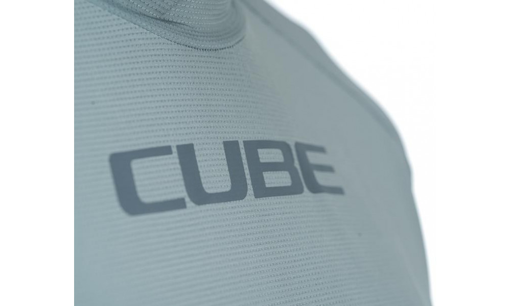 Веломайка Cube ATX Round Neck S/S grey - 3