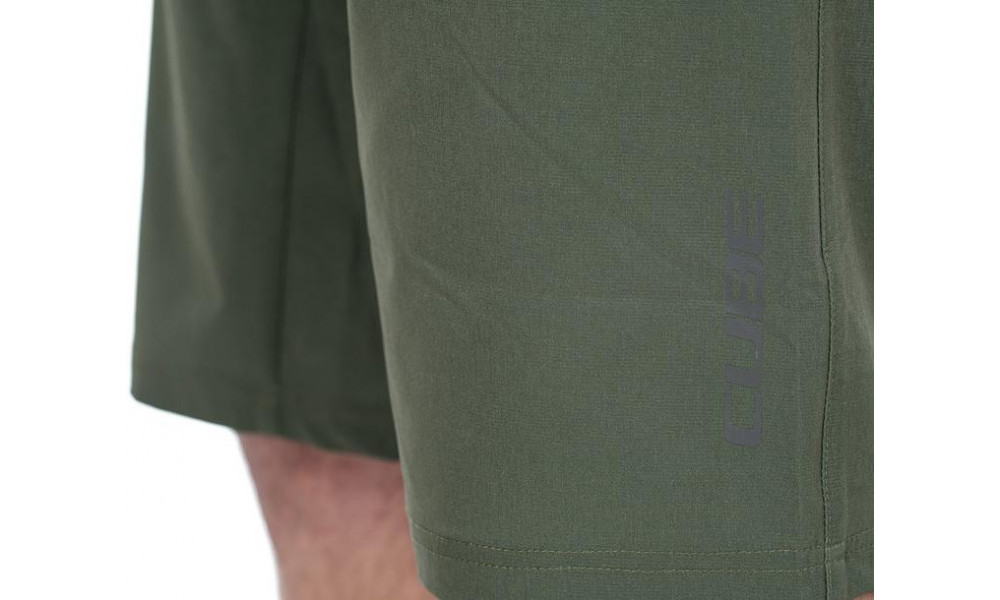 Велошорты Cube ATX Baggy CMPT dark olive - 3