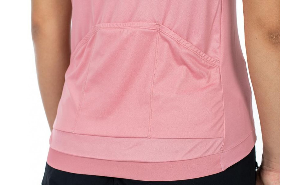 Cycling jersey Cube ATX WS Full Zip CMPT S/S coral - 3